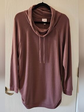 Isabel Maternity by Ingrid & Isabel Mauve Cowl Neck Pullover